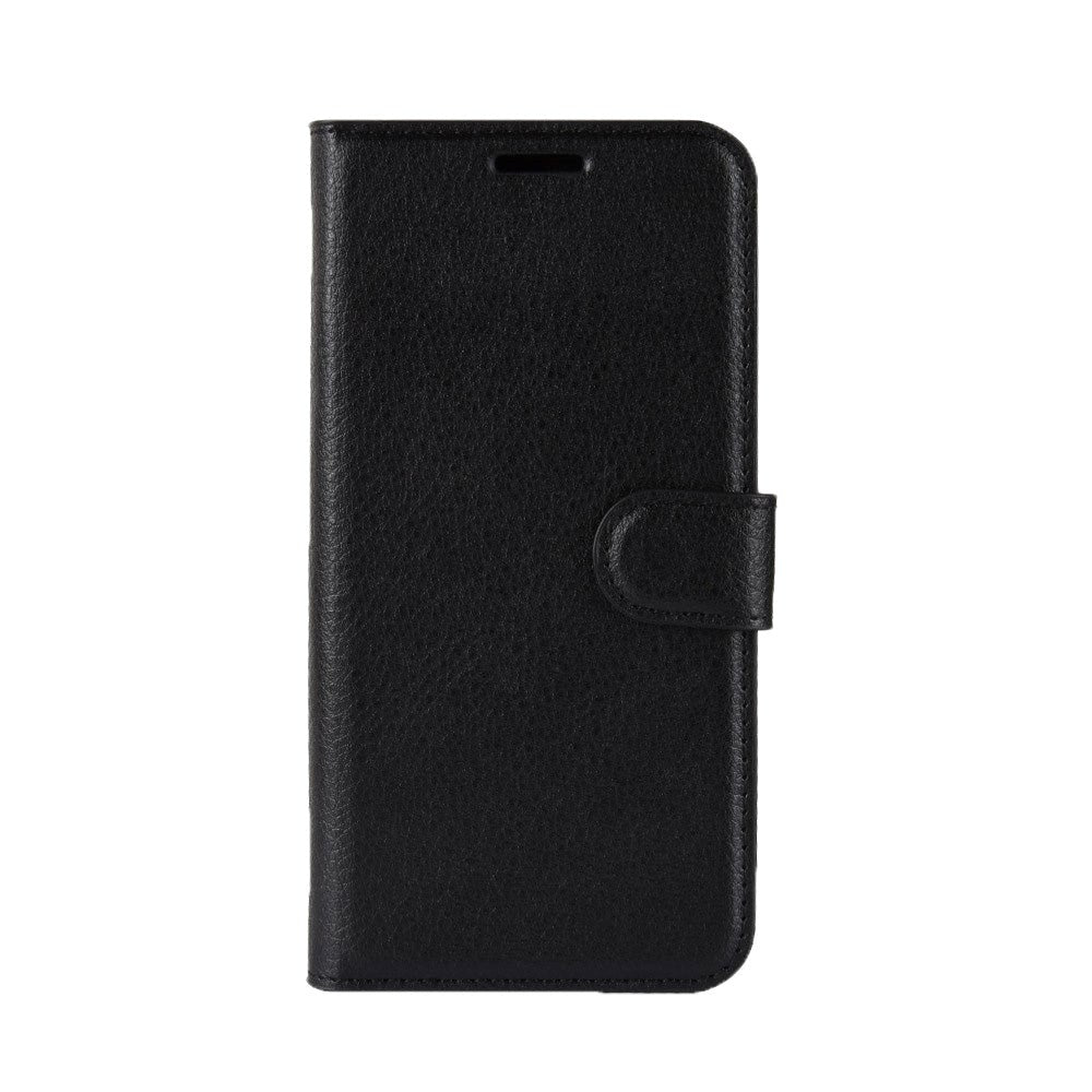 Samsung Galaxy A51 (5G) Litchi Læder Mobil Cover m. Pung - Sort