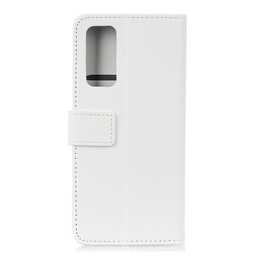 Samsung Galaxy Note 20 Læder Cover m. Kortholder - Hvid