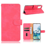 Samsung Galaxy S20 FE / S20 FE (5G) Læder Flip Cover m. Kortholder & Stander - Pink