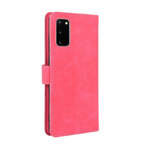 Samsung Galaxy S20 FE / S20 FE (5G) Læder Flip Cover m. Kortholder & Stander - Pink