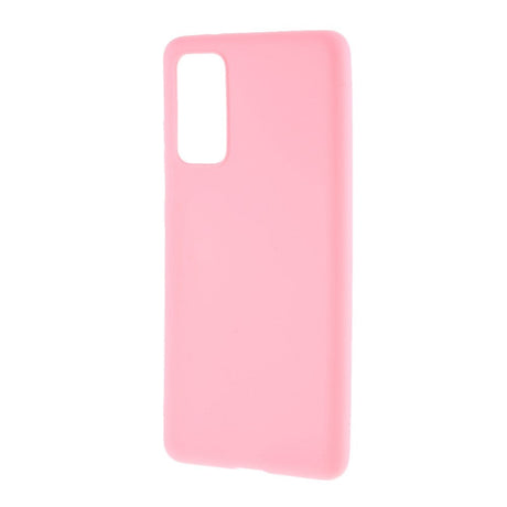 Samsung Galaxy S20 FE / S20 FE (5G) Mat Fleksibelt Cover Pink