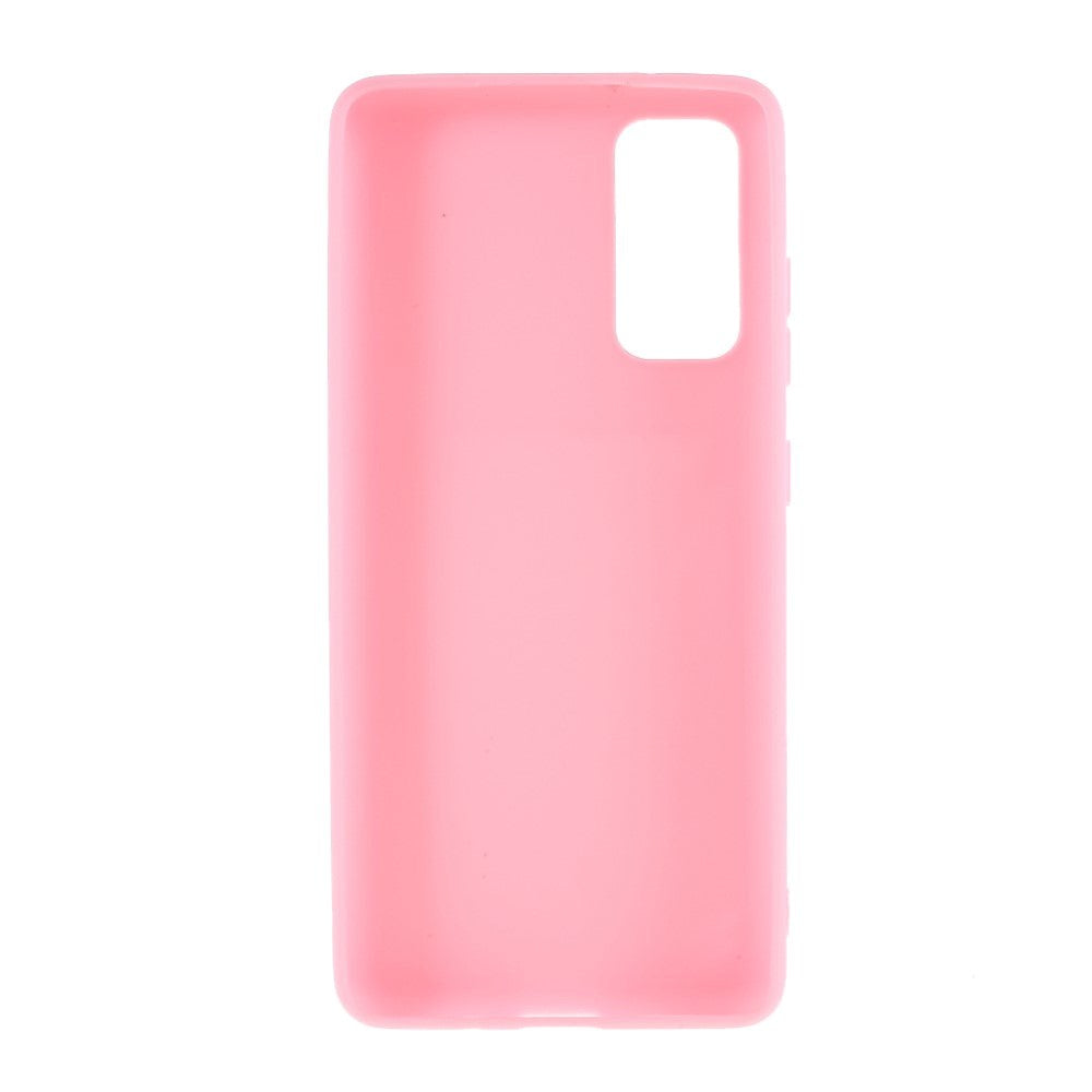 Samsung Galaxy S20 FE / S20 FE (5G) Mat Fleksibelt Cover Pink