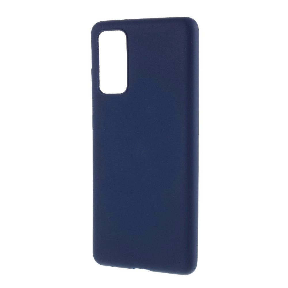 Samsung Galaxy S20 FE / S20 FE (5G) Mat Fleksibelt Cover Blå