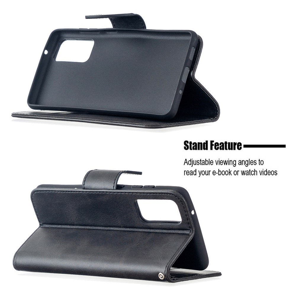 EIDERWOOD Samsung Galaxy S20 FE / S20 FE (5G) Kunstlæder Mobil Cover m. Pung & Ståfunktion - Sort
