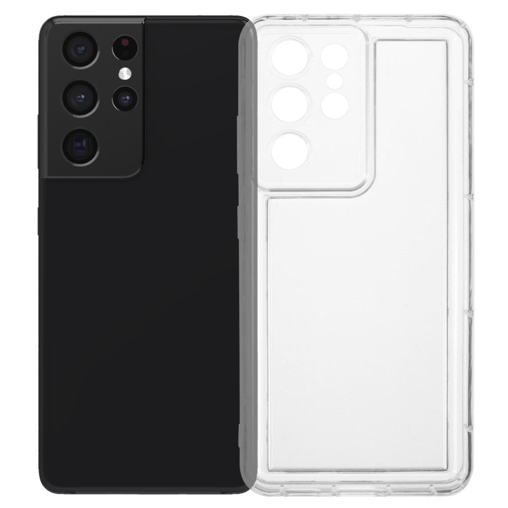 EIDERWOOD Samsung Galaxy S21 Ultra Stødabsorberende Plast Cover - Gennemsigtig