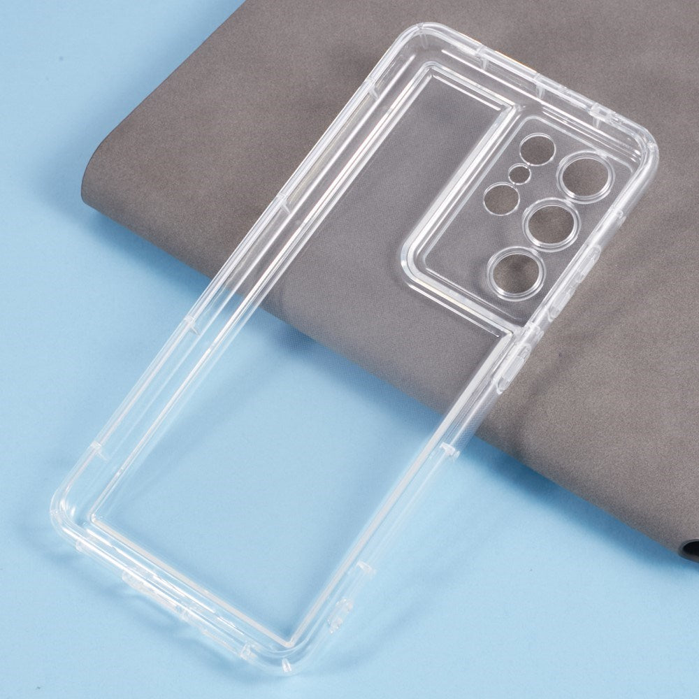 EIDERWOOD Samsung Galaxy S21 Ultra Stødabsorberende Plast Cover - Gennemsigtig