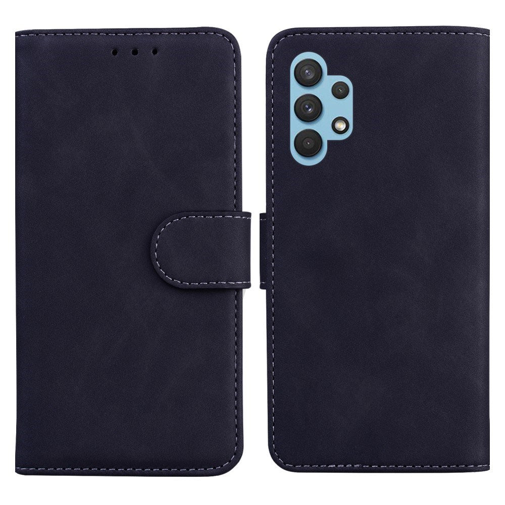 EIDERWOOD - Samsung Galaxy A32 (4G) - Kunstlæder Flip Cover m. Kortholder & Ståfunktion - Sort