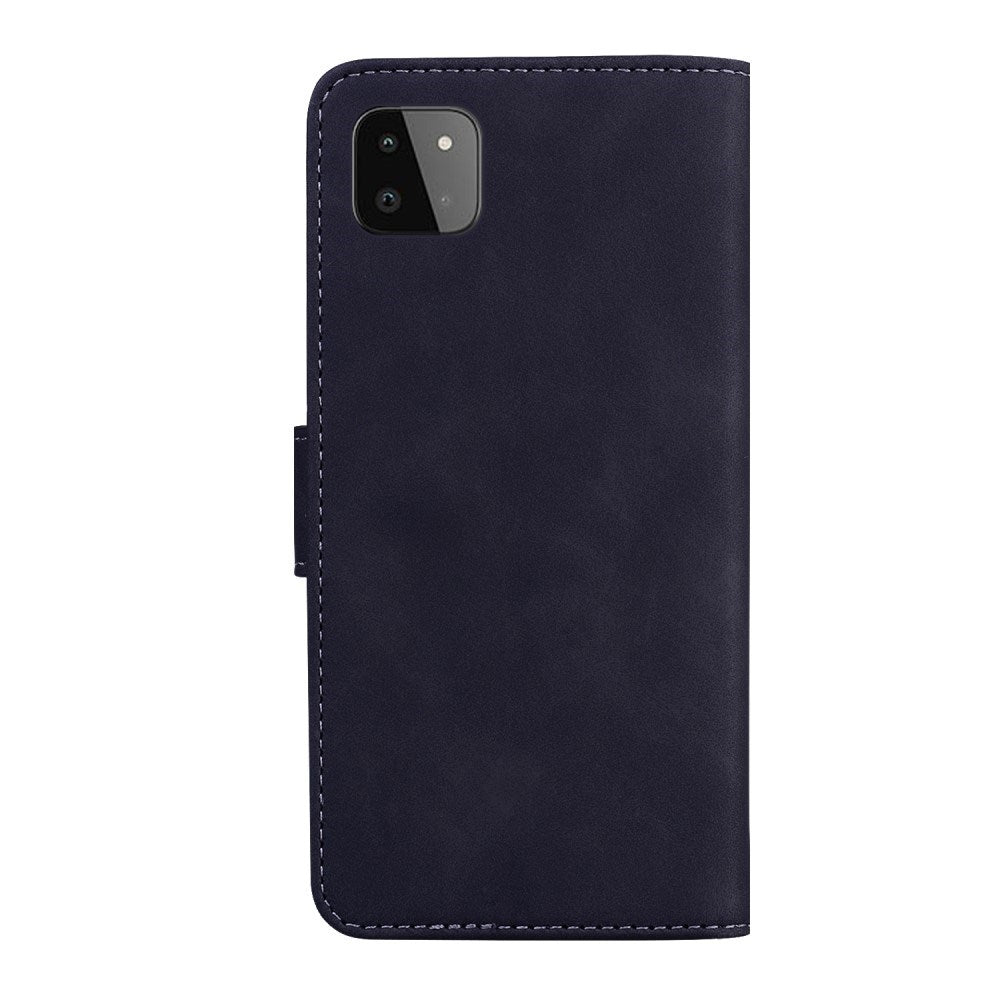 EIDERWOOD - Samsung Galaxy A22 (5G) - Kunstlæder Flip Cover m. Kortholder & Ståfunktion - Sort