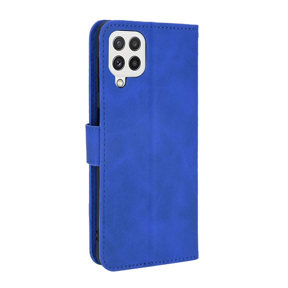EIDERWOOD - Samsung Galaxy A22 (4G) - Kunstlæder Flip Cover m. Kortholder & Ståfunktion - Blå