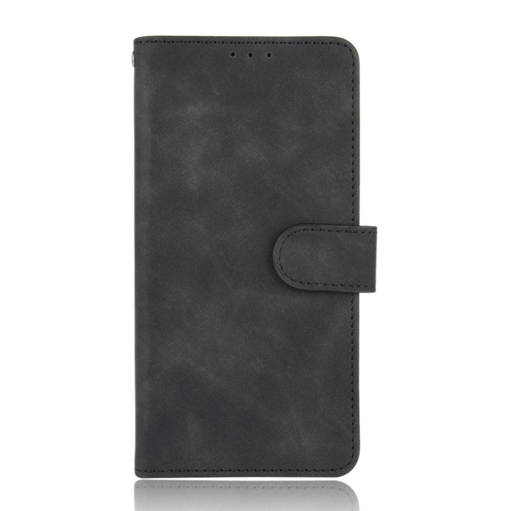 EIDERWOOD - Samsung Galaxy A22 (4G) - Kunstlæder Flip Cover m. Kortholder & Ståfunktion - Sort