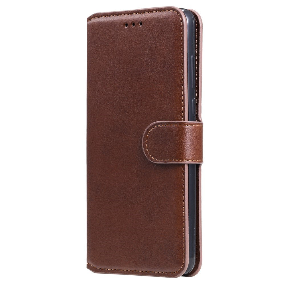 EIDERWOOD - Samsung Galaxy S22+ (Plus) Kunstlæder Flip Cover m. Kortholder & Ståfunktion - Brun