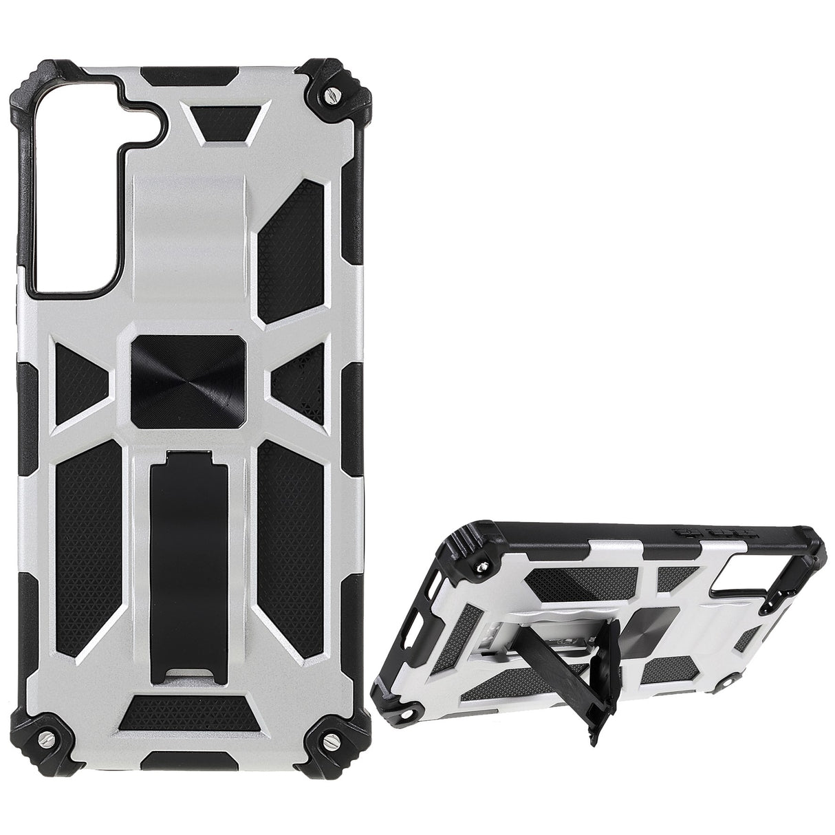 EIDERWOOD - Samsung Galaxy S22 Plus Håndværker Cover m. Kickstand - Sølv