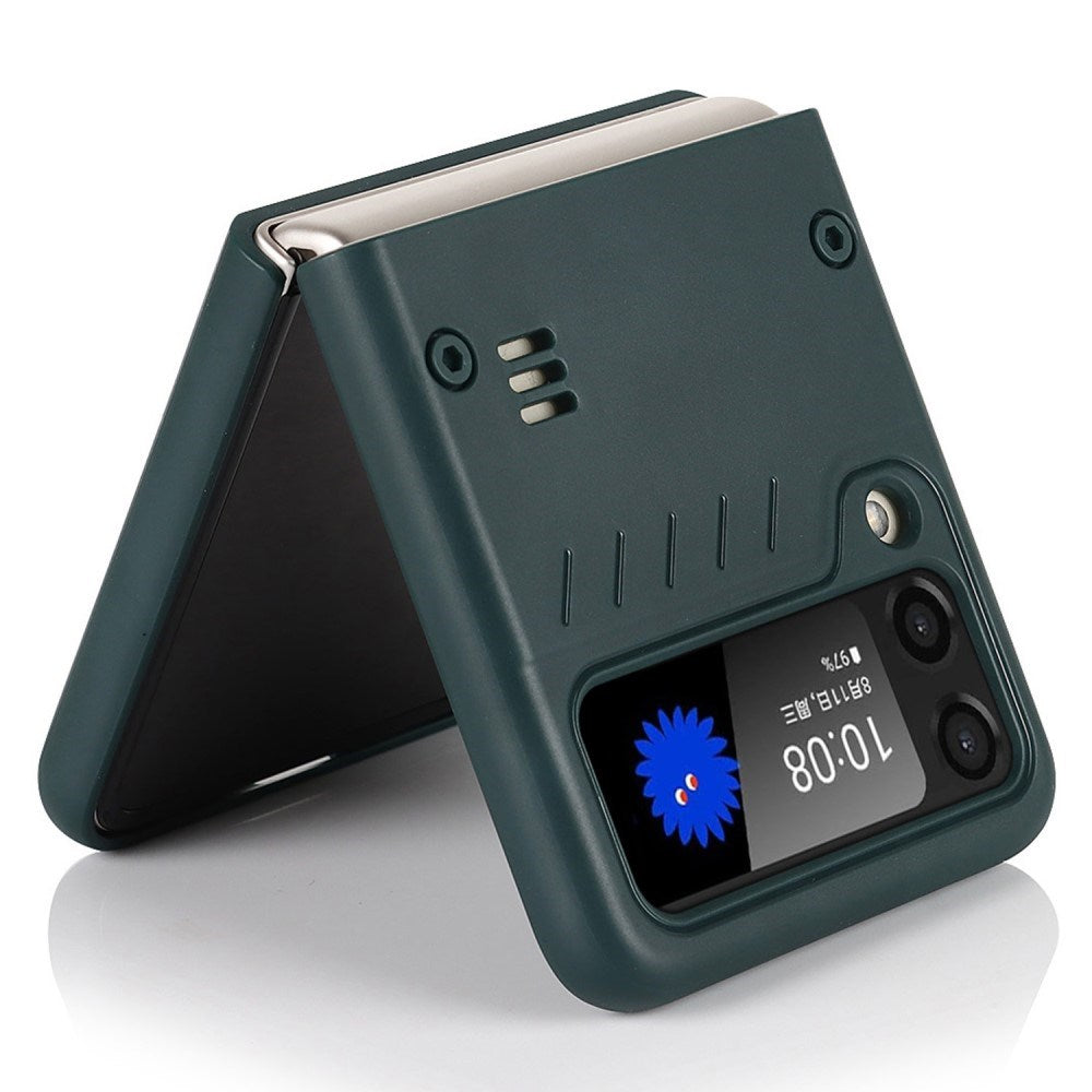 EIDERWOOD - Samsung Galaxy Z Flip3 (5G) Hårdt Plastik Cover m. Kickstand - Grøn