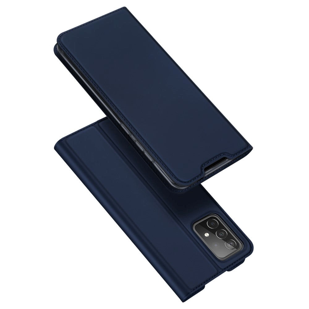 DUX DUCIS Samsung Galaxy A73 (5G) Skin Pro Series Thin Wallet Flip Cover - Blå