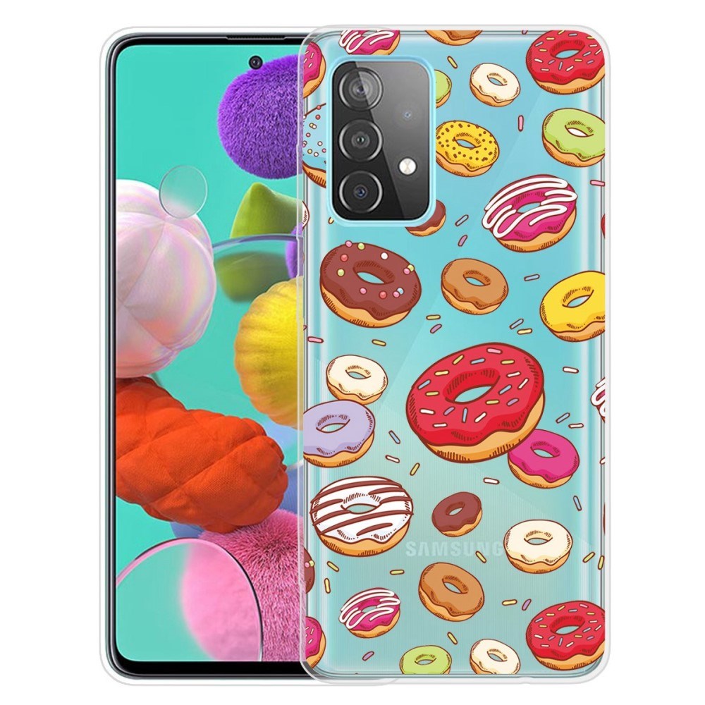 Samsung Galaxy A23 / A23 (5G) Fleksibelt Mobil Cover i TPU Plast - Donut