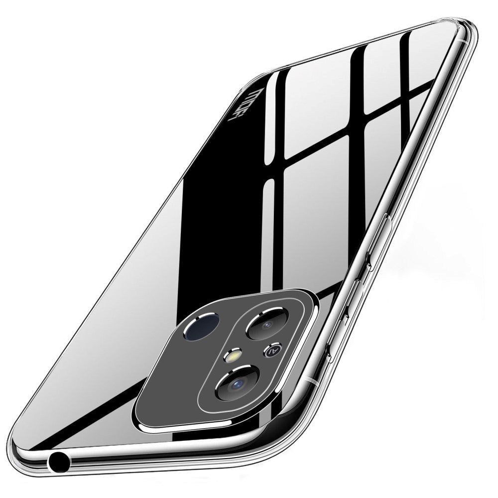 Xiaomi Redmi 12C MOFI Fleksibelt Plastik Mobil Cover - Gennemsigtig