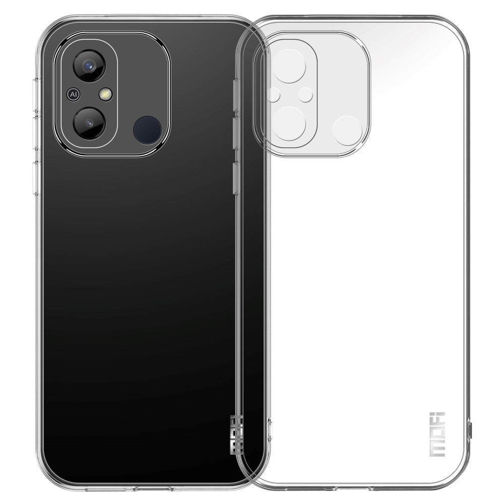 Xiaomi Redmi 12C MOFI Fleksibelt Plastik Mobil Cover - Gennemsigtig