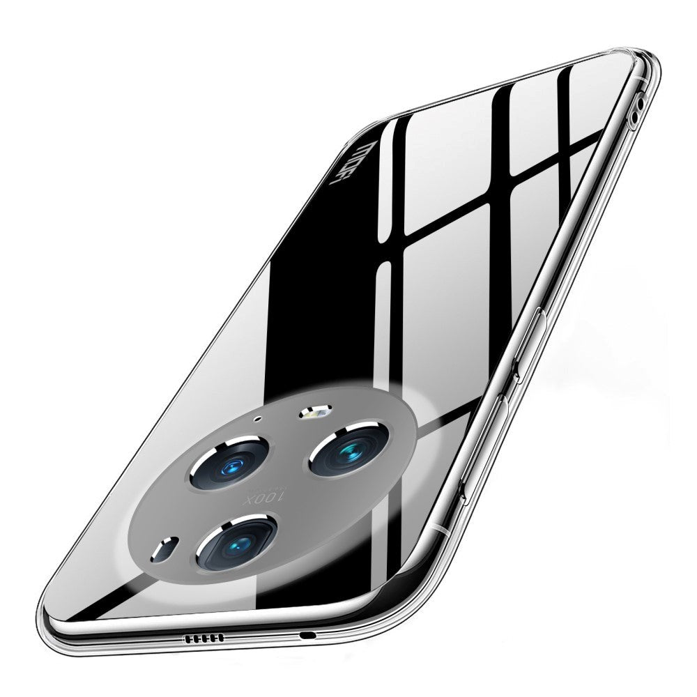 Honor Magic5 Pro MOFI Fleksibelt Plastik Mobil Cover - Gennemsigtig