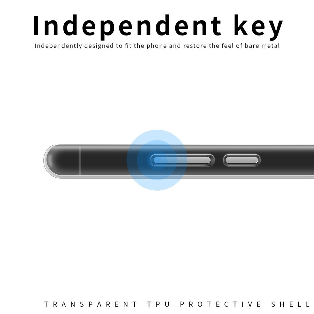 EIDERWOOD Realme 11 Pro+ 5G / 11 Pro 5G MOFI Fleksibelt Plastik Mobil Cover - Gennemsigtig