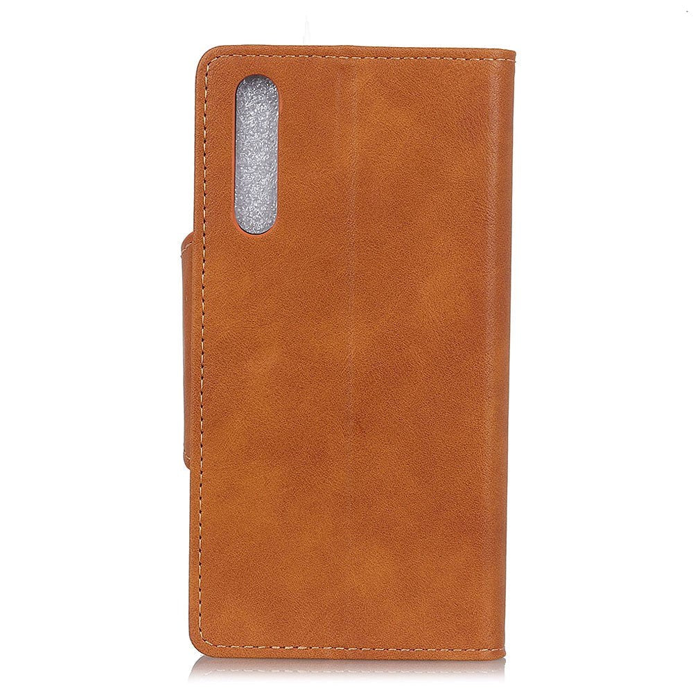 Sony Xperia L4 Retro Læder Cover m. Kortholder - Brun