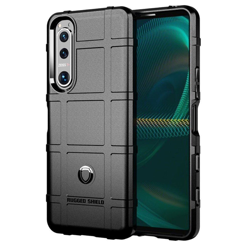 EIDERWOOD Sony Xperia 5 III Rugged Shield Series Håndværker Mobil Cover - Sort