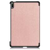 Huawei MatePad Pro 10.8 Tri-Fold Læder Cover - Rose Gold