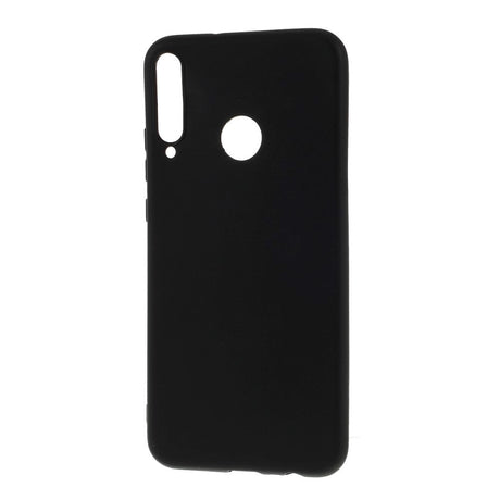 Huawei P40 Lite E Fleksibelt Mat Plast Cover - Sort