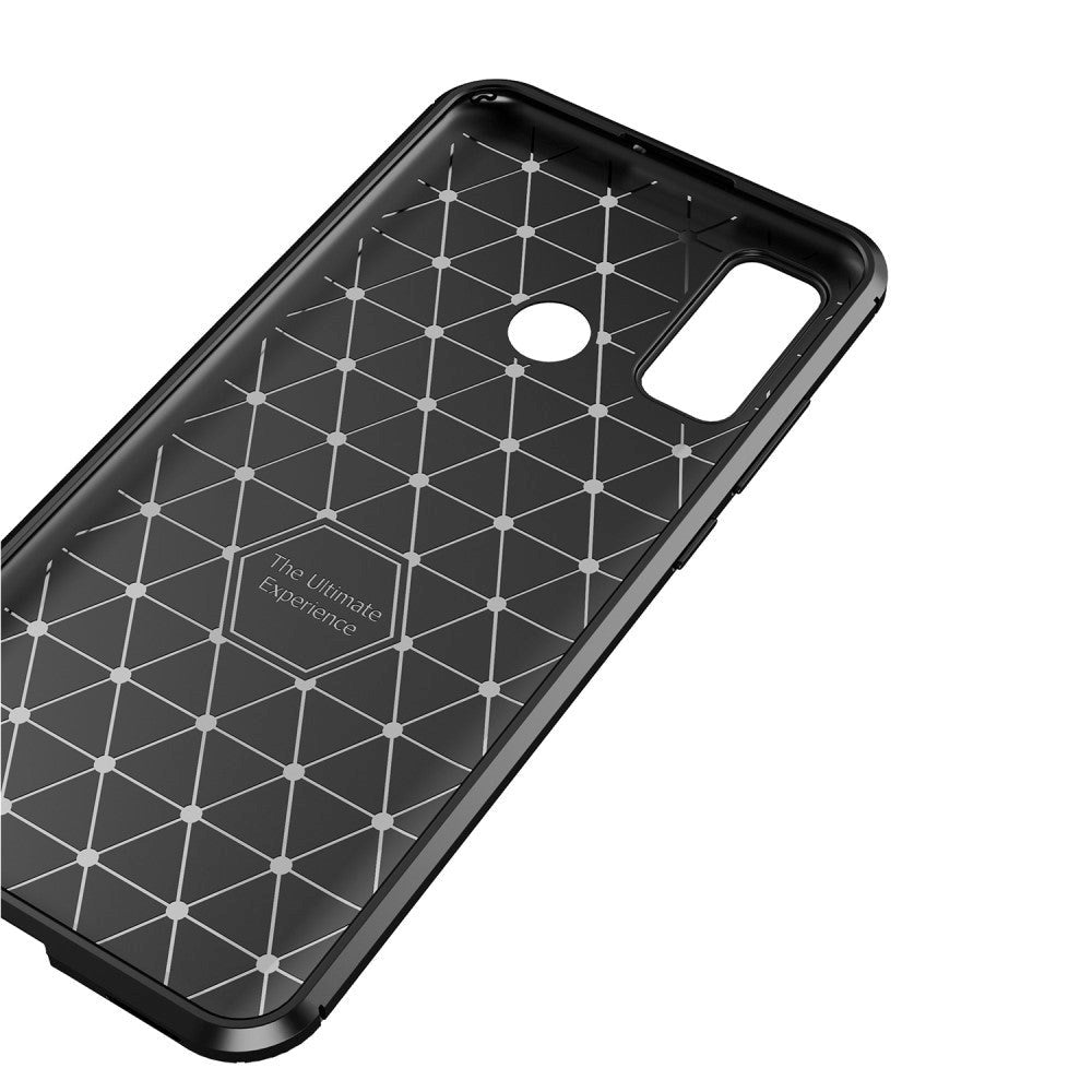 Huawei P Smart (2020) Carbon Fiber Cover - Sort