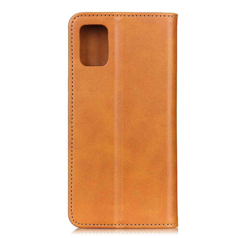 Huawei P Smart (2021) Moderne Flip Læder Cover m. Pung - Brun