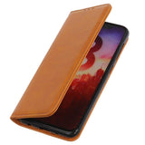 Huawei P Smart (2021) Moderne Flip Læder Cover m. Pung - Brun