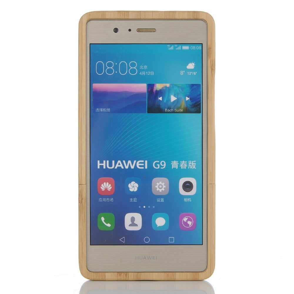 Huawei P9 Lite Træ Bagside Cover - Beige