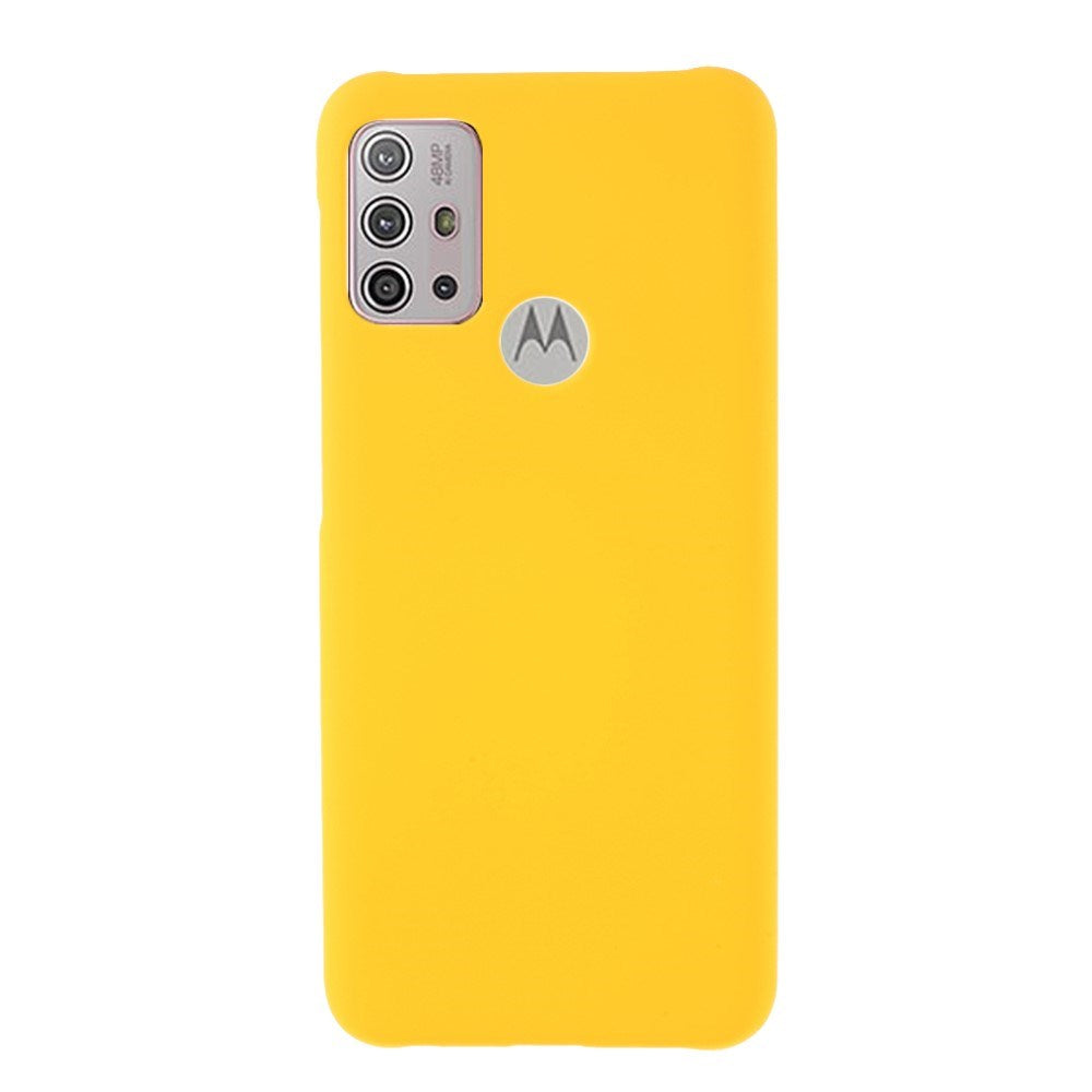 EIDERWOOD Motorola Moto G10 / G20 / G30 Hårdt Mat Plastik Mobil Cover - Gul