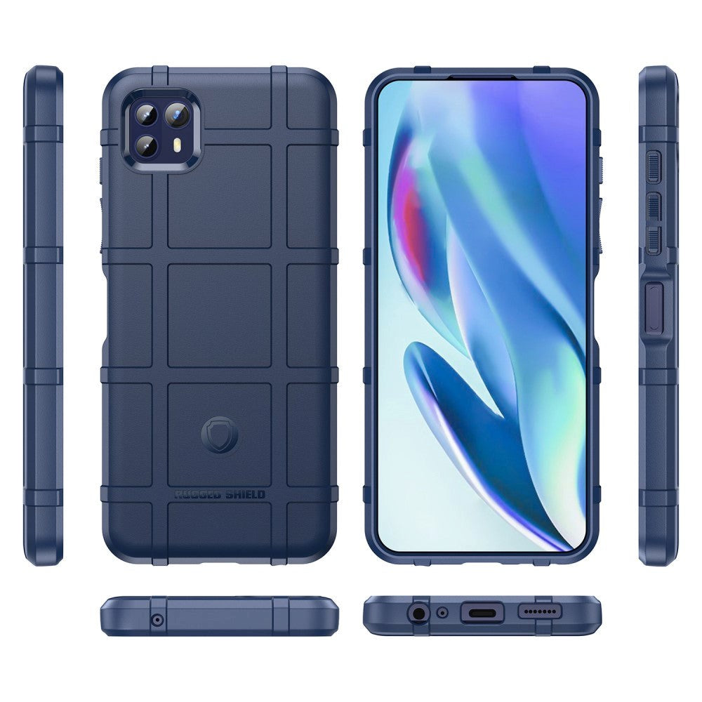 Motorola Moto G50 Rugged Shield Series Håndværker Mobil Cover - Mørkeblå