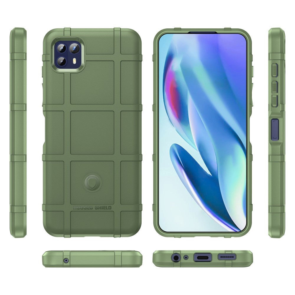 Motorola Moto G50 Rugged Shield Series Håndværker Mobil Cover - Grøn
