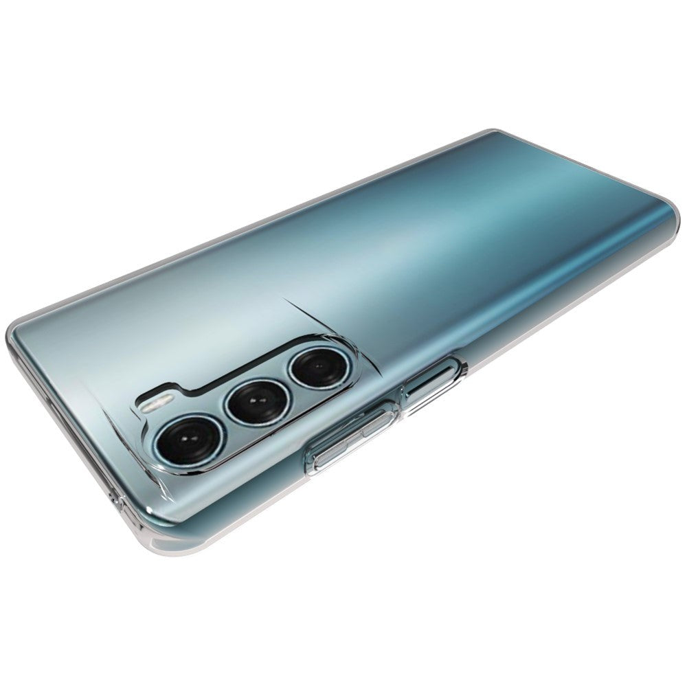 Motorola Moto G200 5G Fleksibel Plastik Bagside Cover - Gennemsigtig