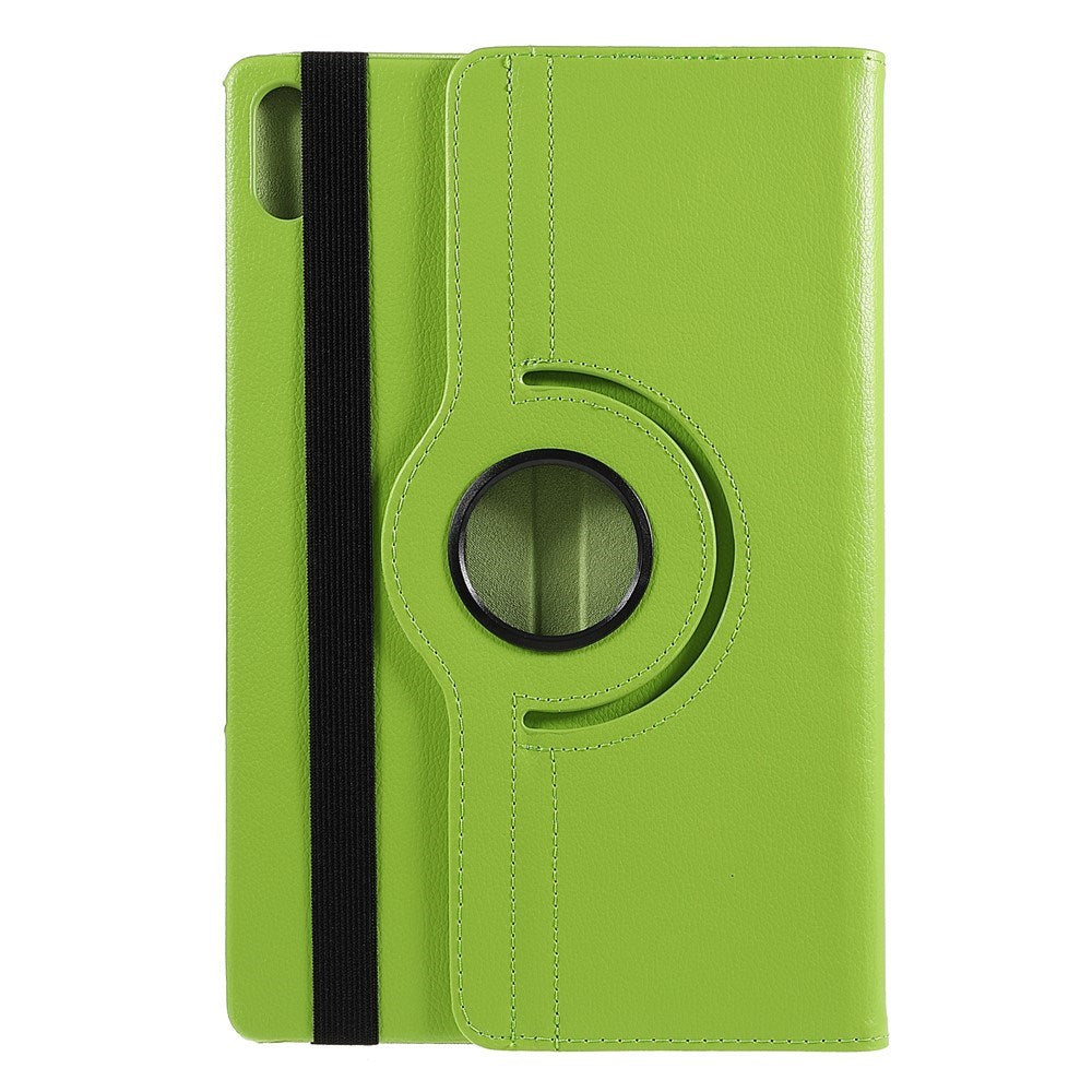 Lenovo Tab P12 Pro Læder Flip Cover m. 360 Graders Standerfunktion - Grøn