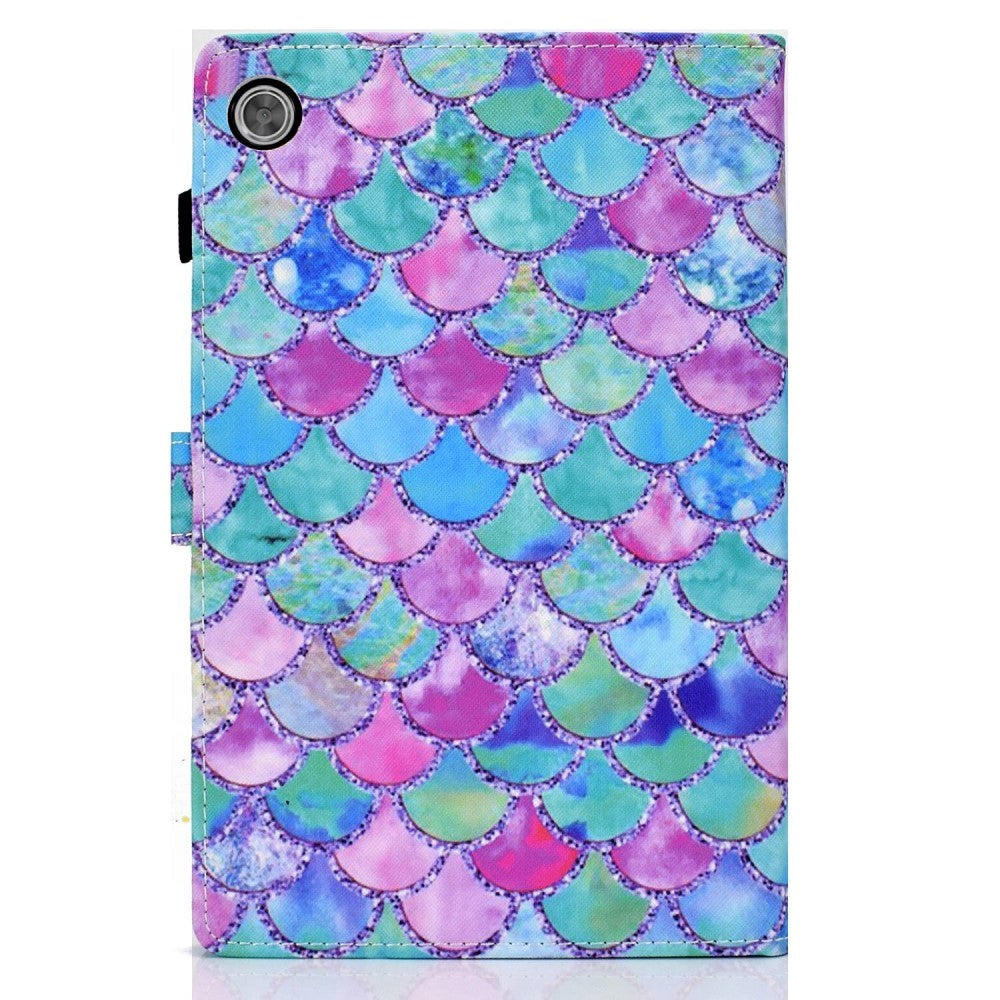 Lenovo Tab M10 (3. Gen) 10.1" (TB-328F/TB-328X) Flip Cover m. Kortholder & Ståfunktion - Farverigt Mønster