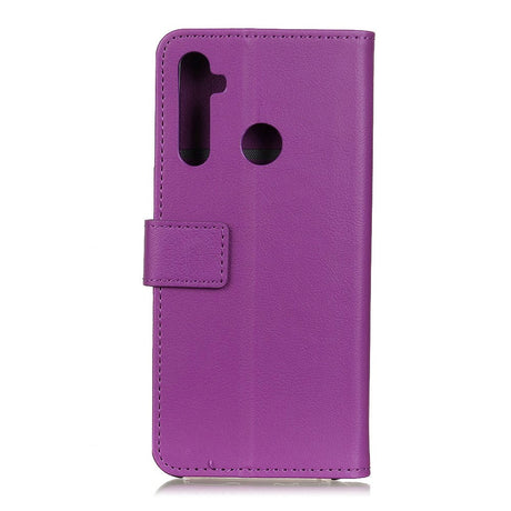 Xiaomi Redmi Note 8 Flip Læder Cover m. Pung - Lilla