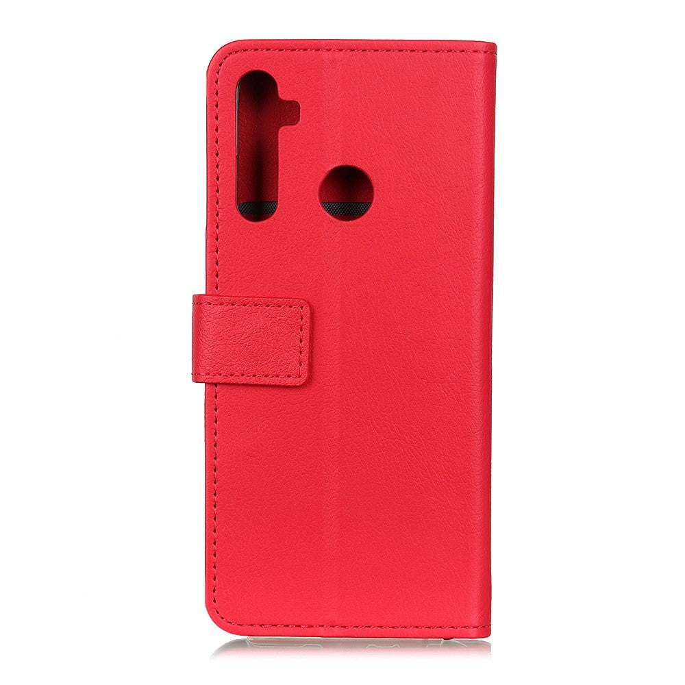 Xiaomi Redmi Note 8 Flip Læder Cover m. Pung - Rød