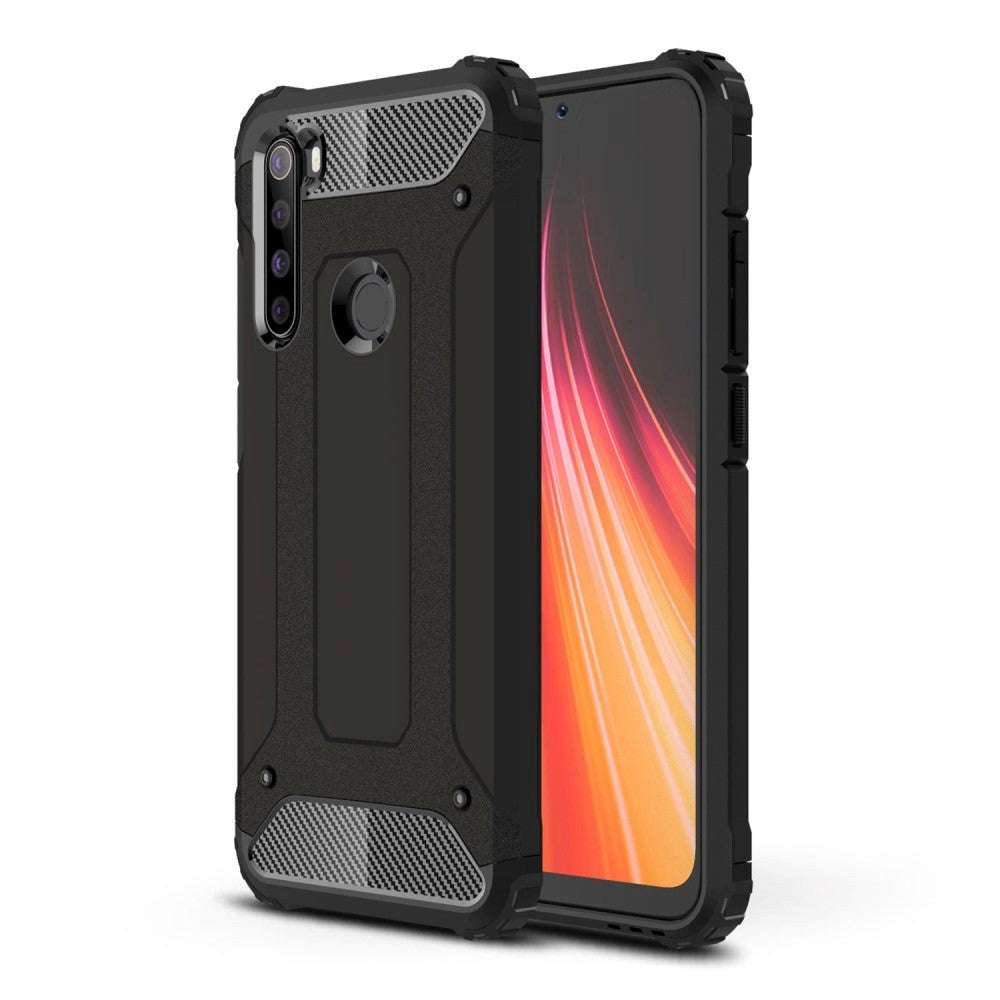 Xiaomi Redmi Note 8 Håndværker Cover Armor Guard - Sort