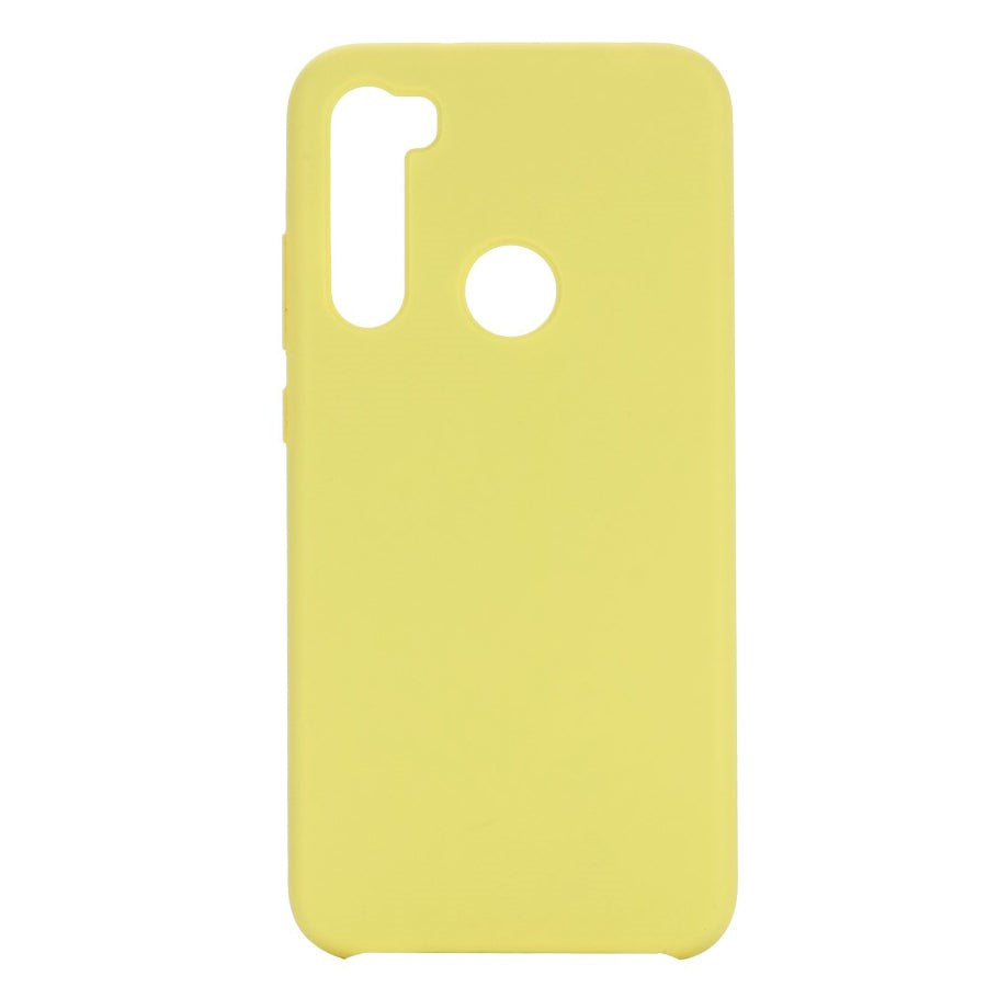 Xiaomi Redmi Note 8 Bagside Cover i Silikone - Gul