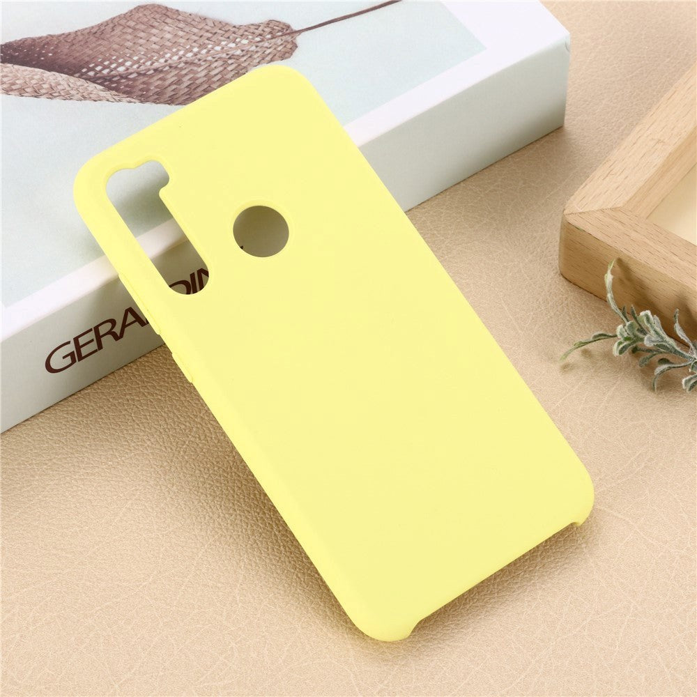 Xiaomi Redmi Note 8 Bagside Cover i Silikone - Gul