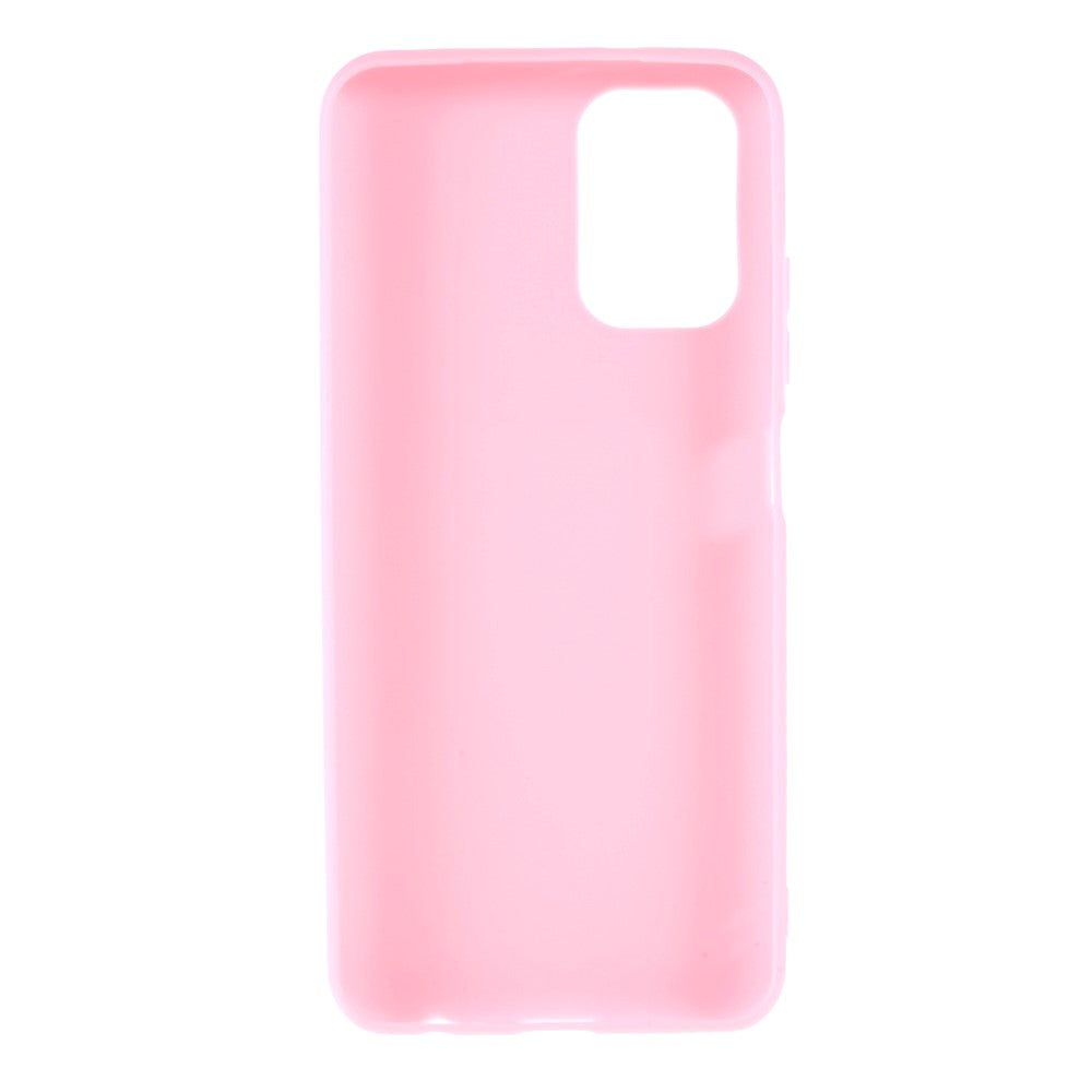 Xiaomi Poco M5S / Redmi Note 10S Fleksibelt Cover i Mat Plastik - Lyserød
