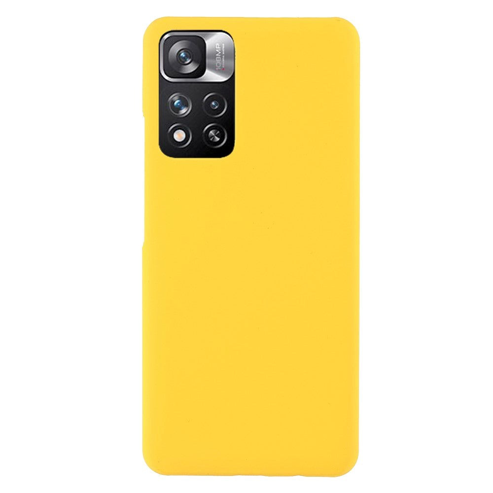 Xiaomi Redmi Note 11 Pro+ (Plus) Hårdt Plastik Mobil Cover - Gul