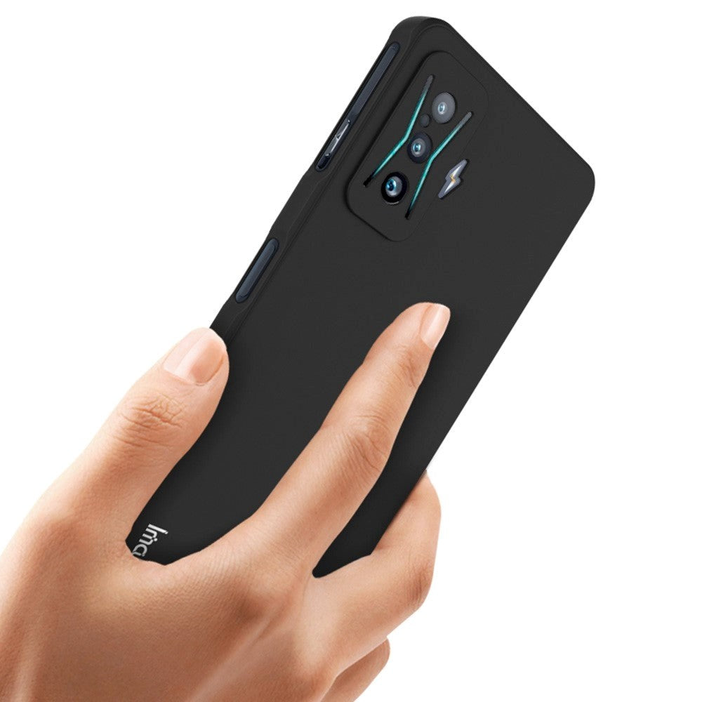 IMAK Xiaomi Poco F4 GT UC-4 Series Fleksibel Plastik Bagside Cover - Sort