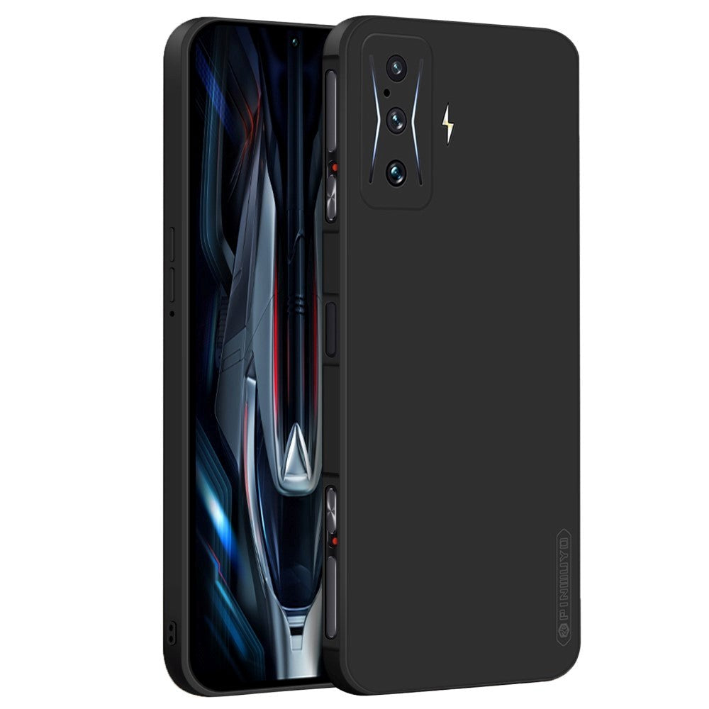 Xiaomi Poco F4 GT Pinwuyo Silikone Mobil Cover - Sort