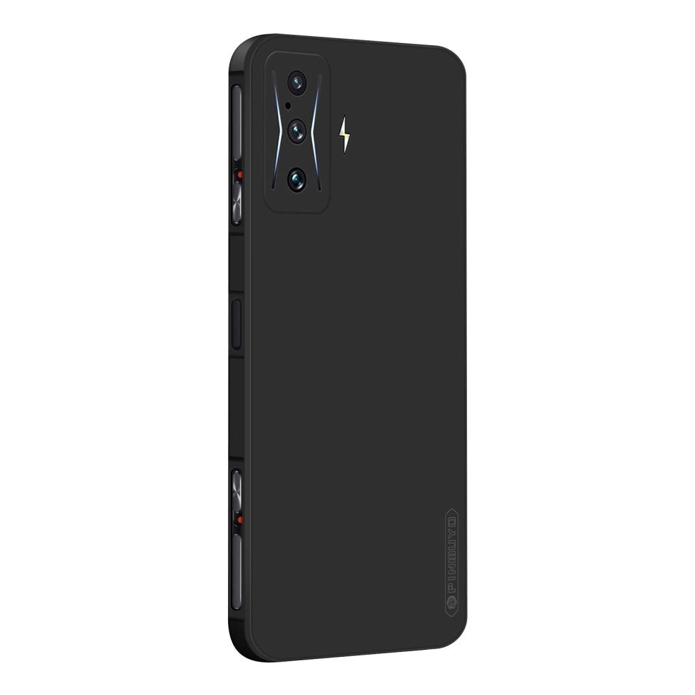 Xiaomi Poco F4 GT Pinwuyo Silikone Mobil Cover - Sort