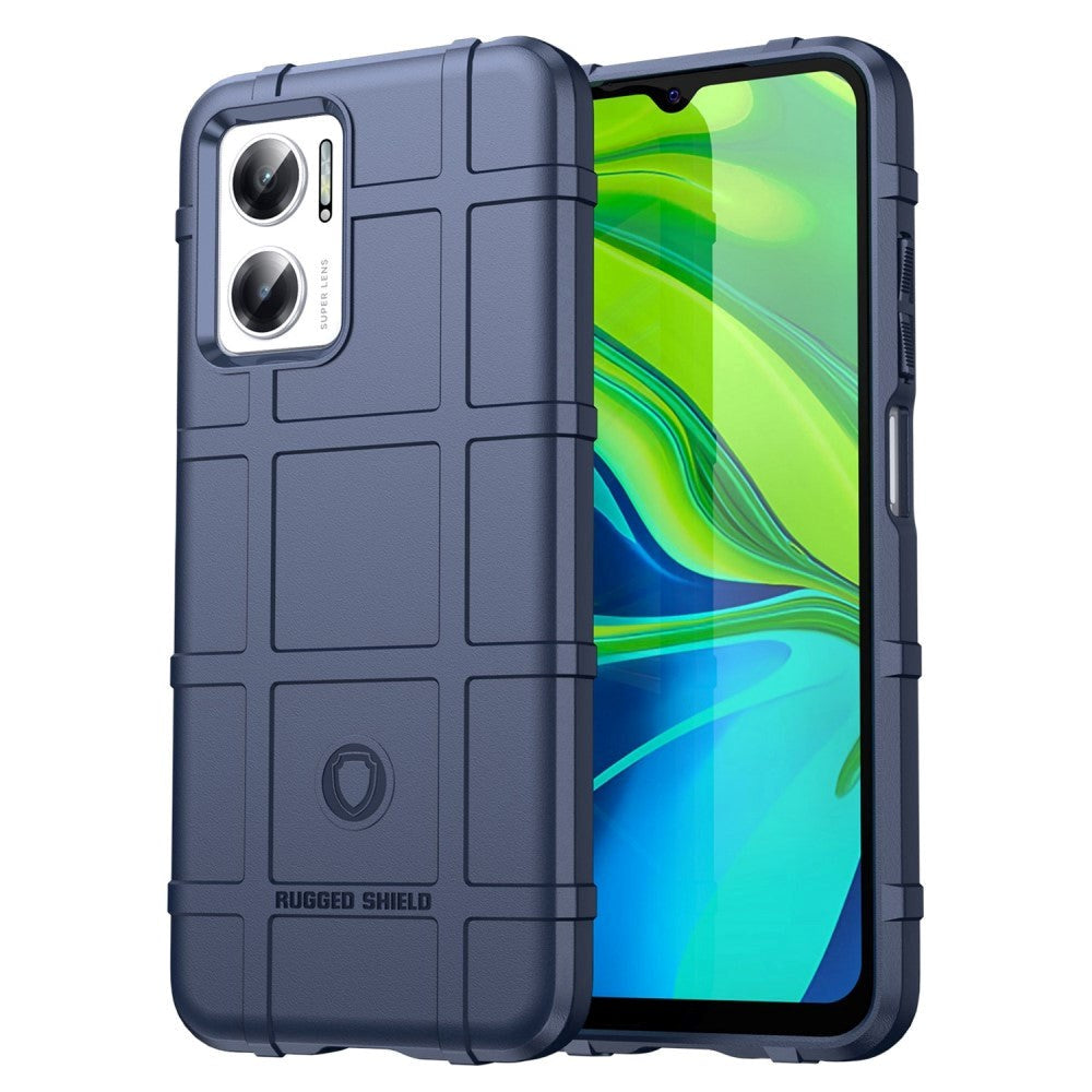 Xiaomi Redmi Note 10 5G Rugged Shield Series Håndværker Mobil Cover - Blå