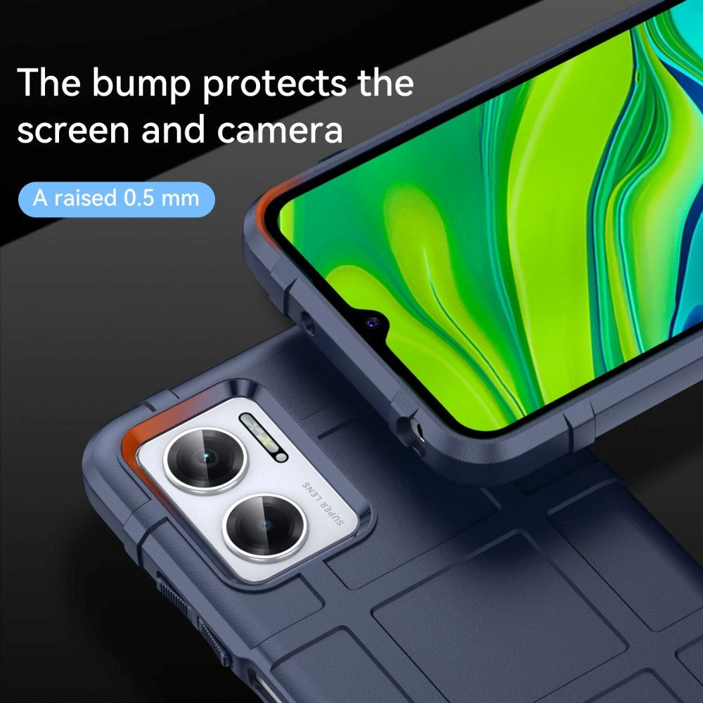 Xiaomi Redmi Note 10 5G Rugged Shield Series Håndværker Mobil Cover - Blå