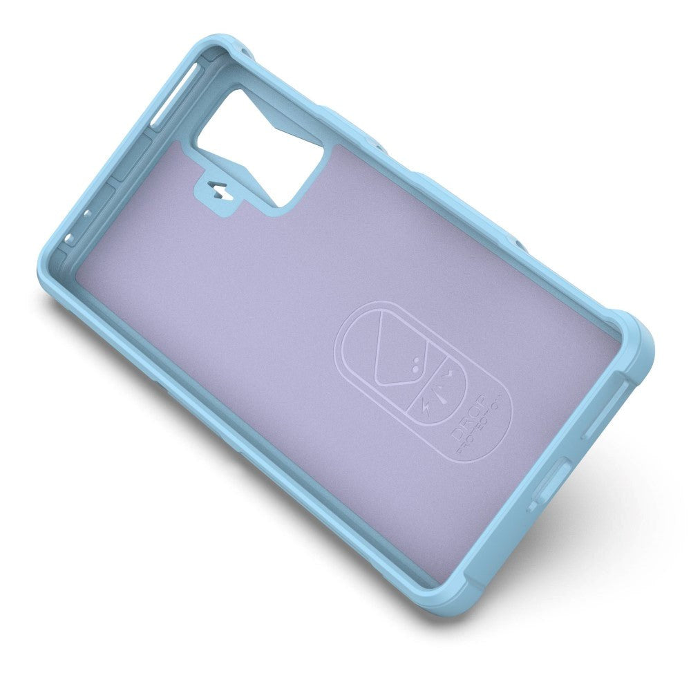 Xiaomi Poco F4 GT Fleksibelt Plastik Mobil Cover - Lyseblå